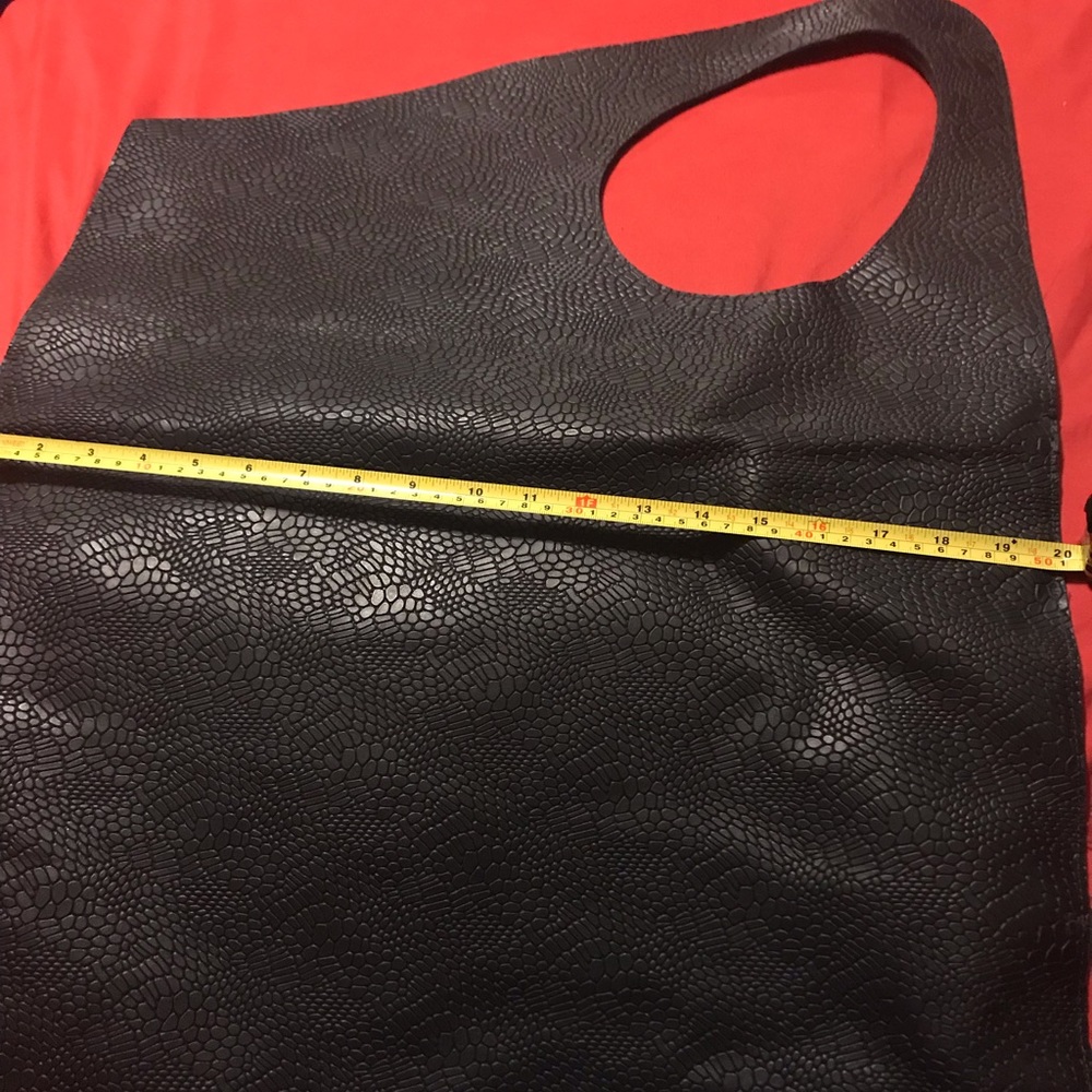 Genuine Leather Asymmetrical Tote by AAKASHA